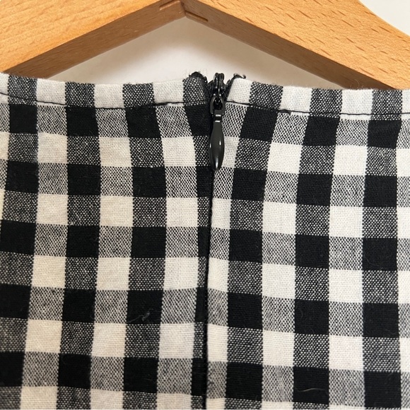 TOME Gingham Ruffle Hem Dress - Picture 12 of 12